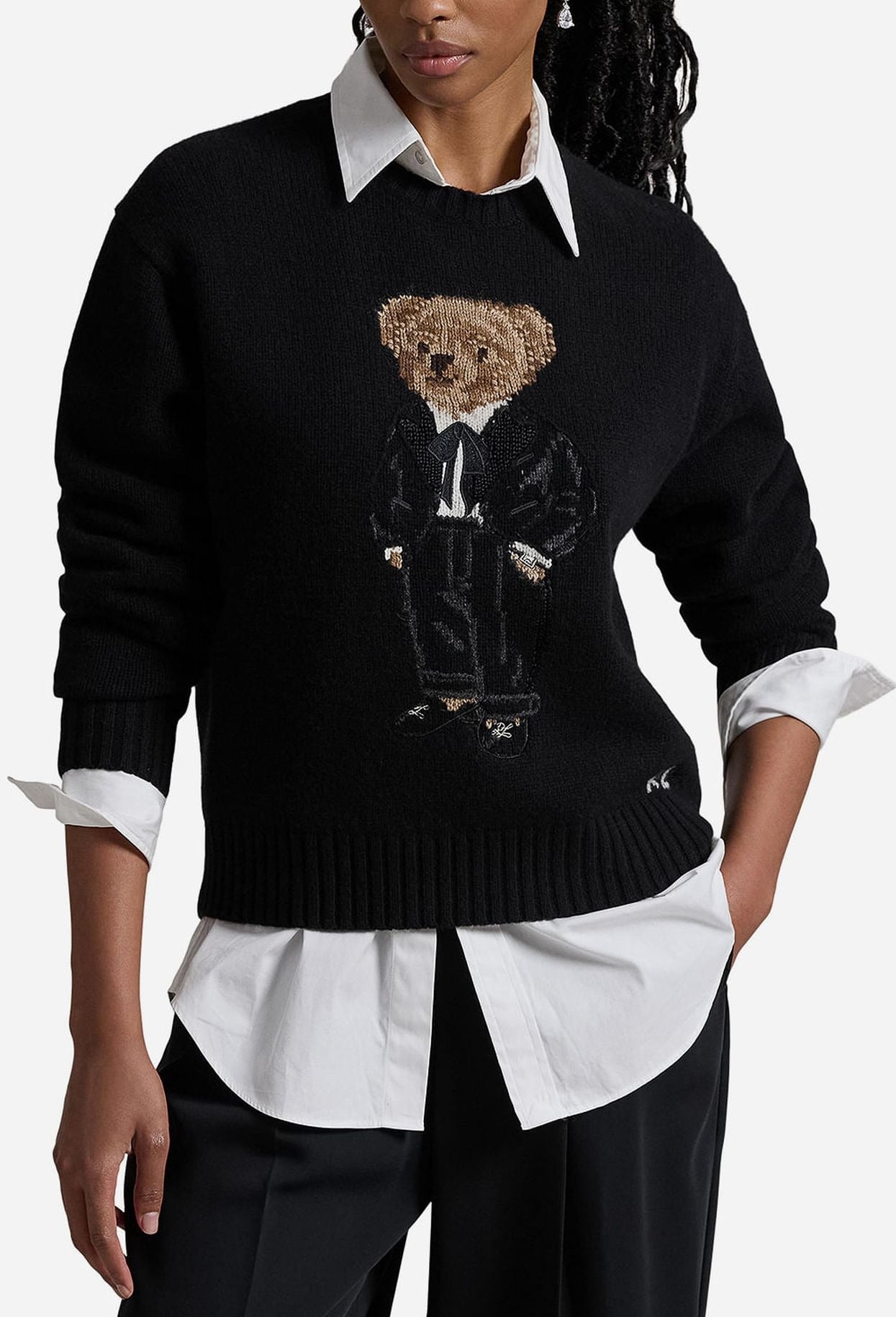 Ralph Lauren Sweater | Black Polo Bear Nikiam