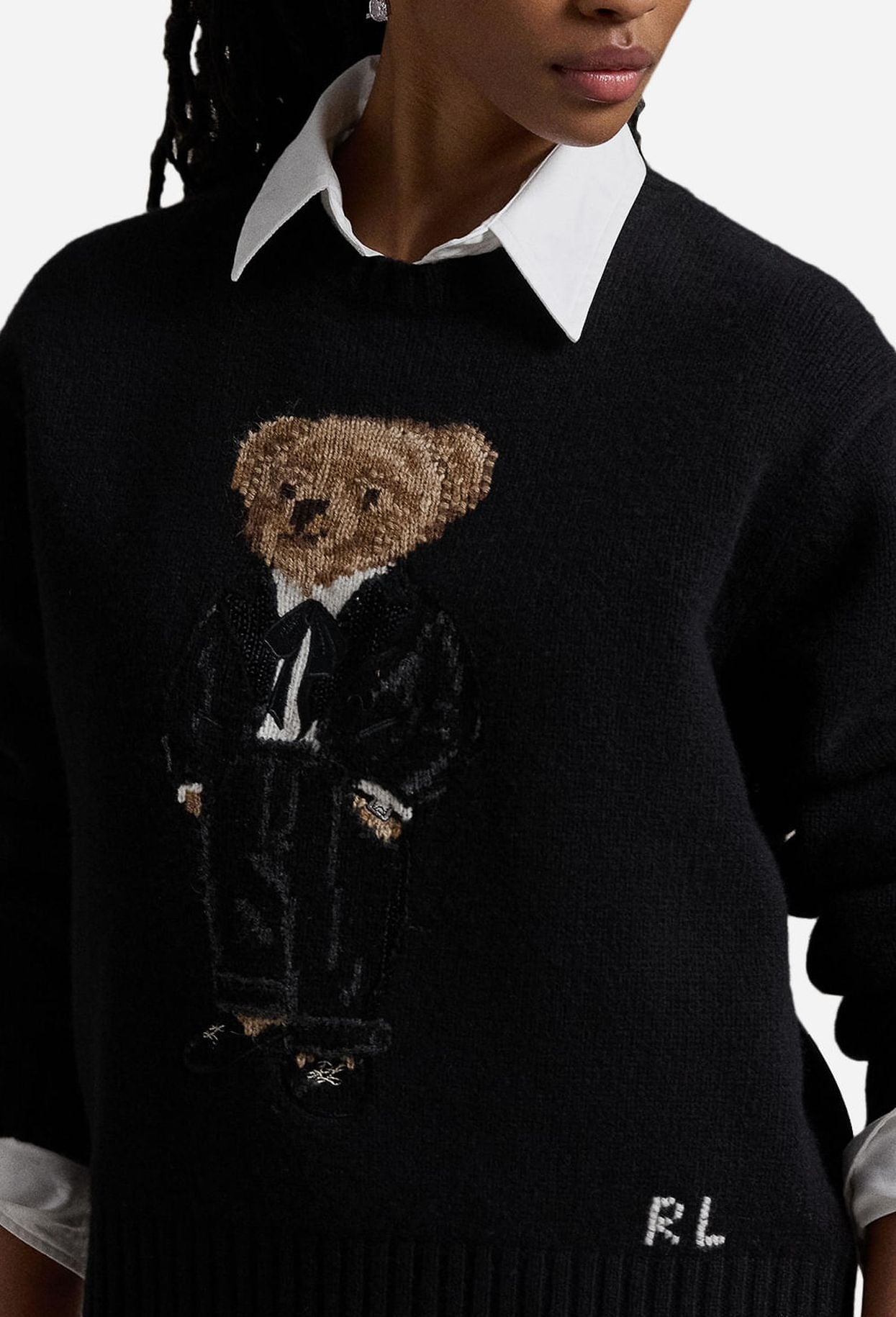 Ralph Lauren Sweater | Black Polo Bear Nikiam