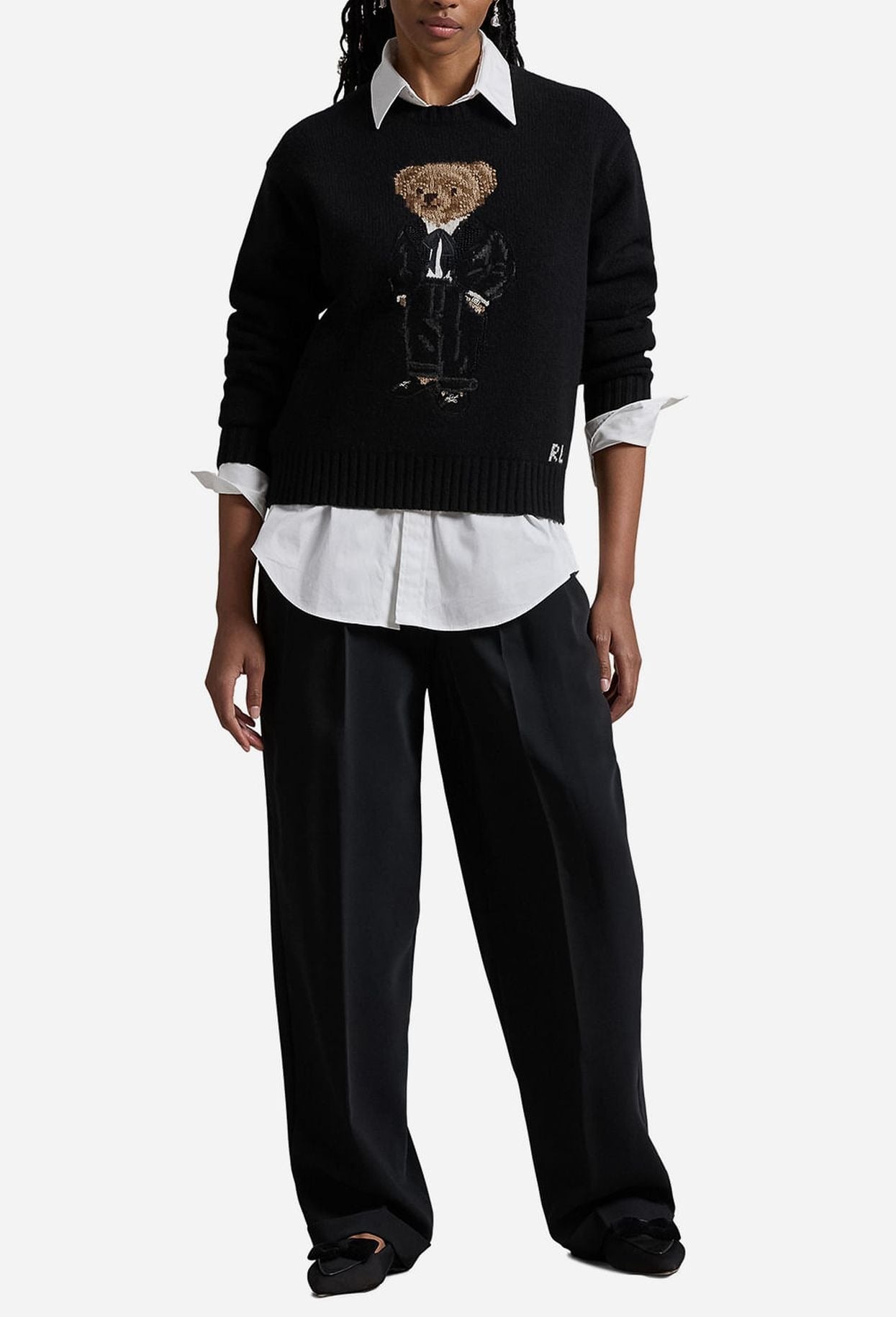 Ralph Lauren Sweater | Black Polo Bear Nikiam