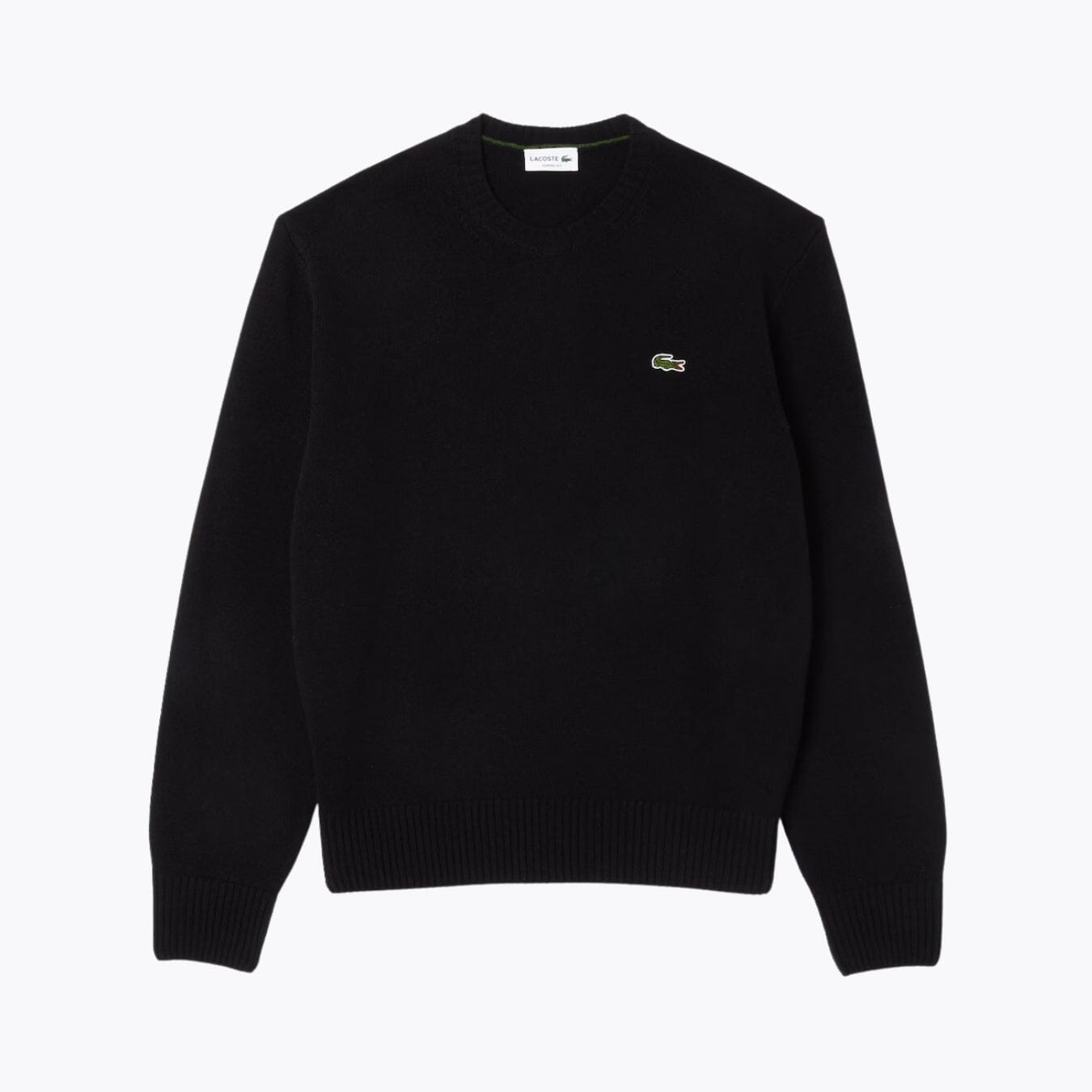 LC Carded Wool Crew Neck Sweater Nikiam