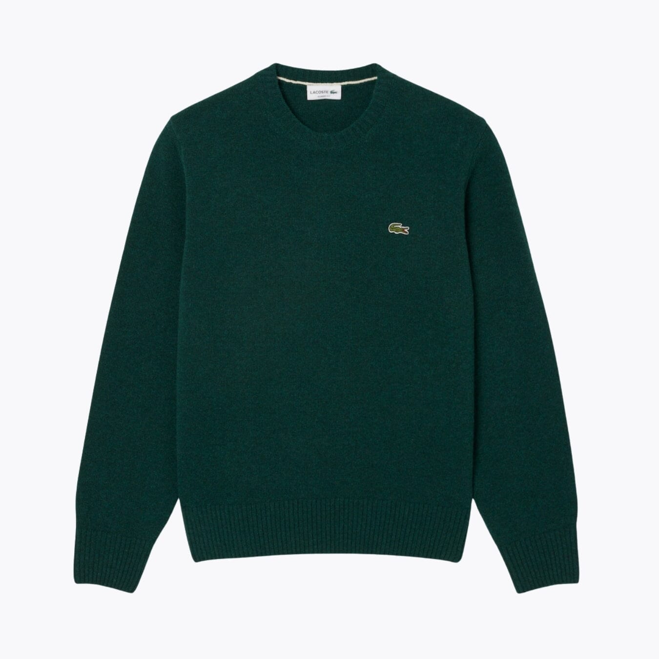 LC Carded Wool Crew Neck Sweater Nikiam