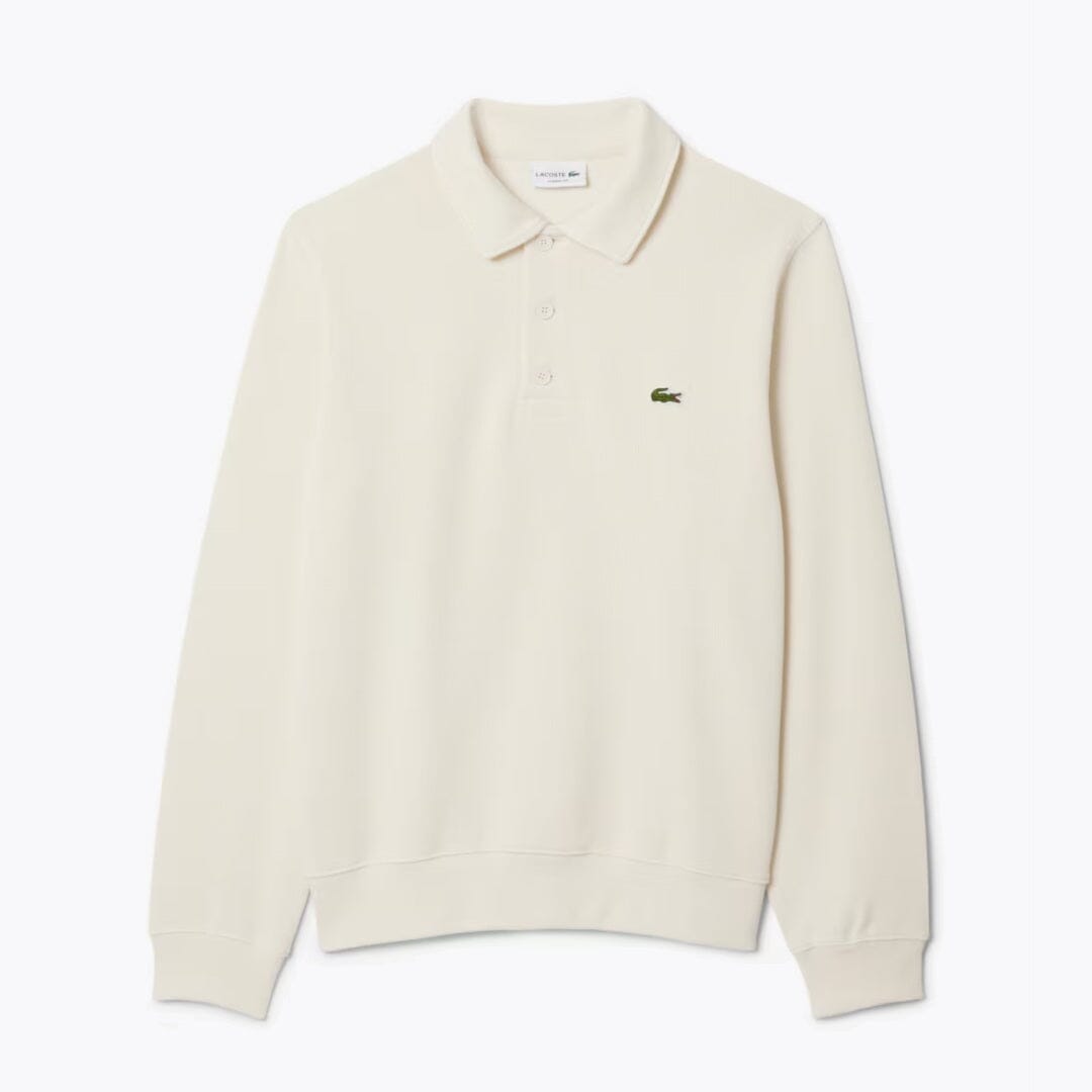 LC Ribbed Cotton Polo Collar Sweatshirt Nikiam