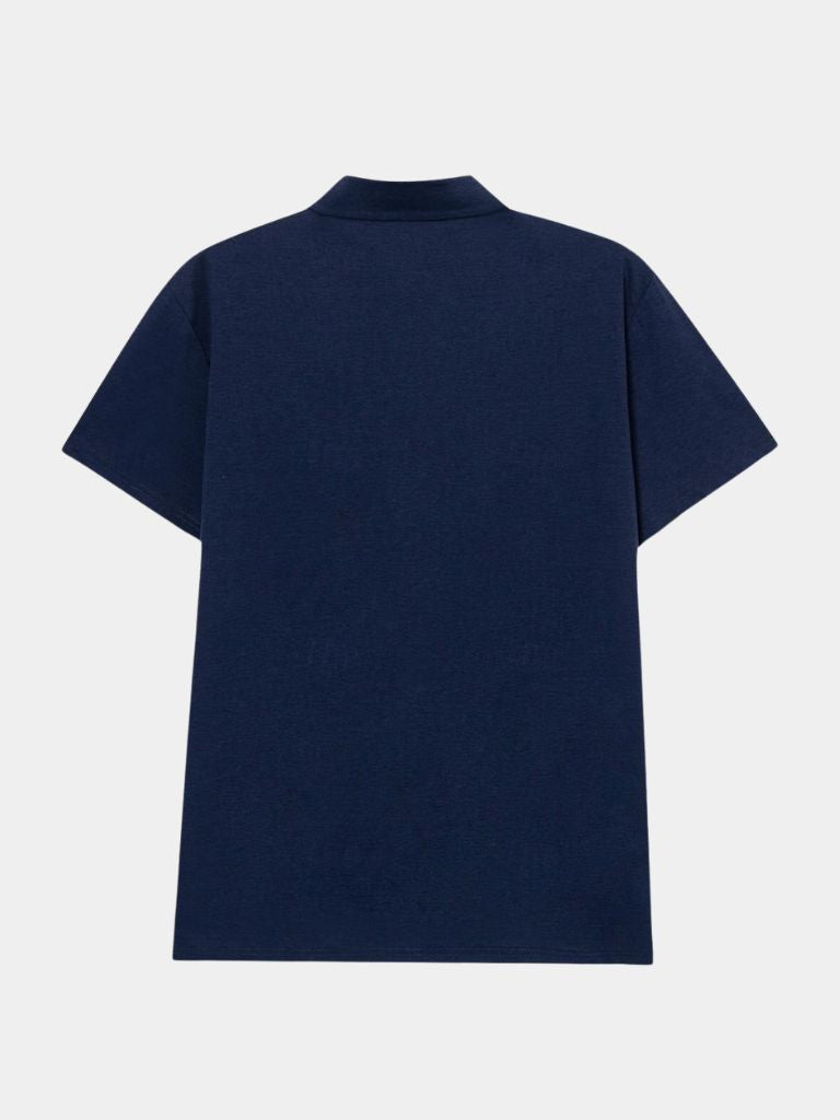 Navy Windsor Polo – Cross & Crown