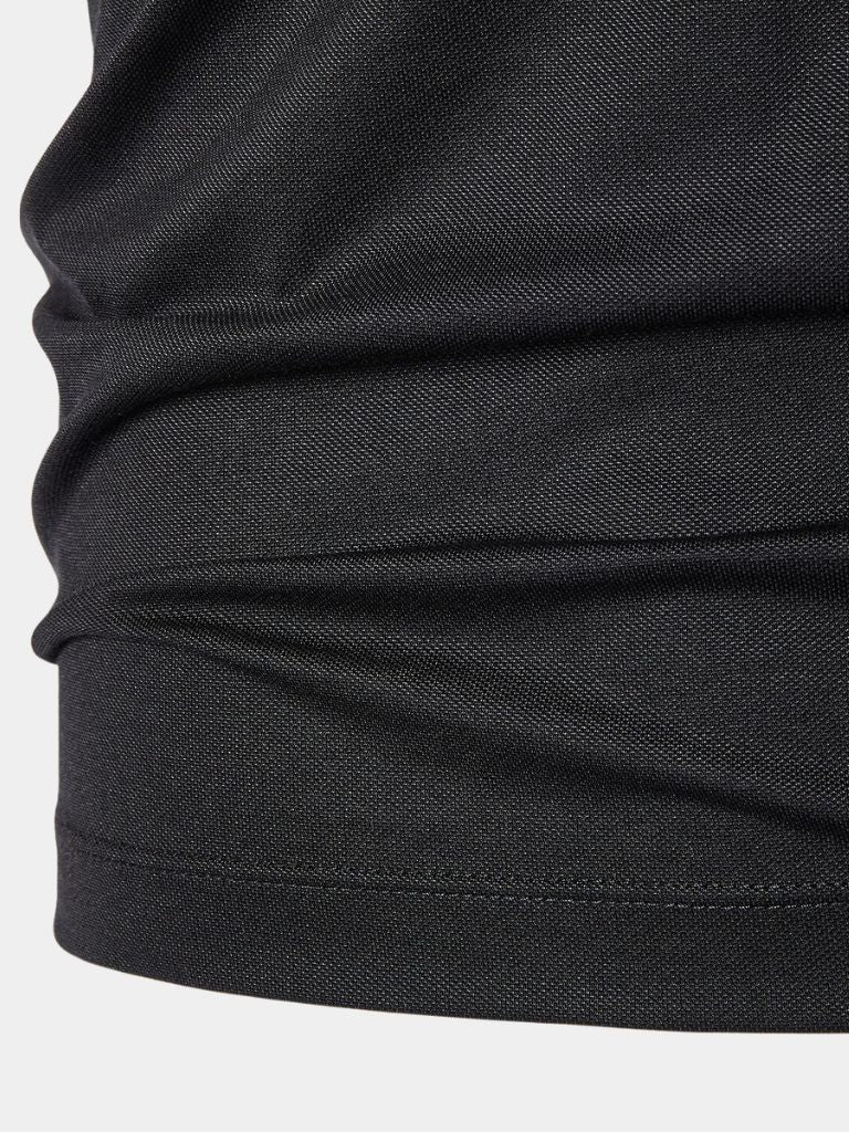 Obsidian Trim Polo – Cross & Crown