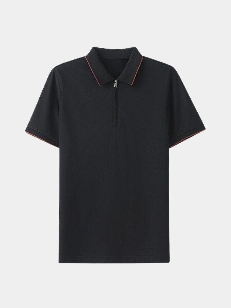 Regis Quarter Zip Polo – Cross & Crown