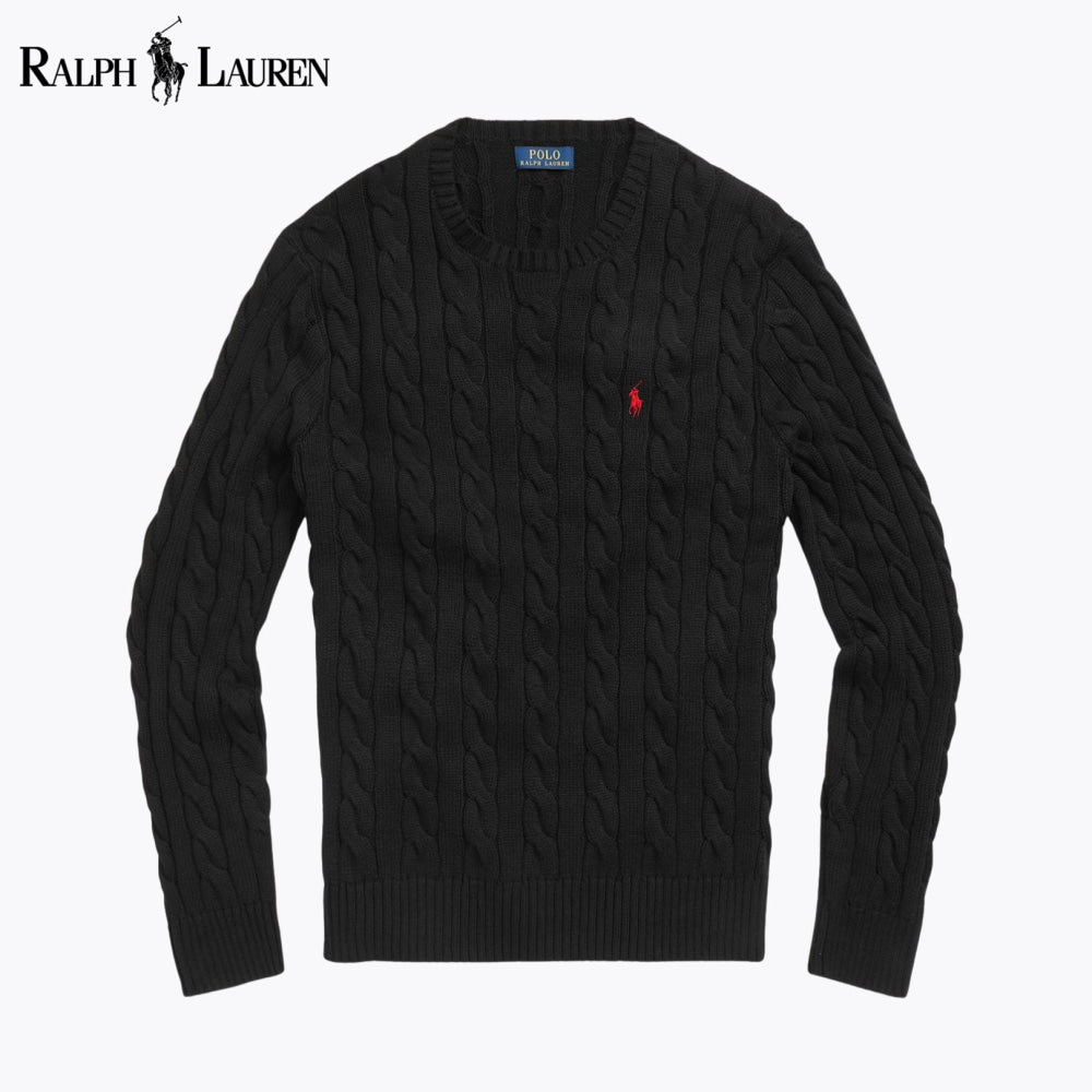 RL Cable-Knit Cotton Jumper – Buy 1, Get 1 Free Nikiam