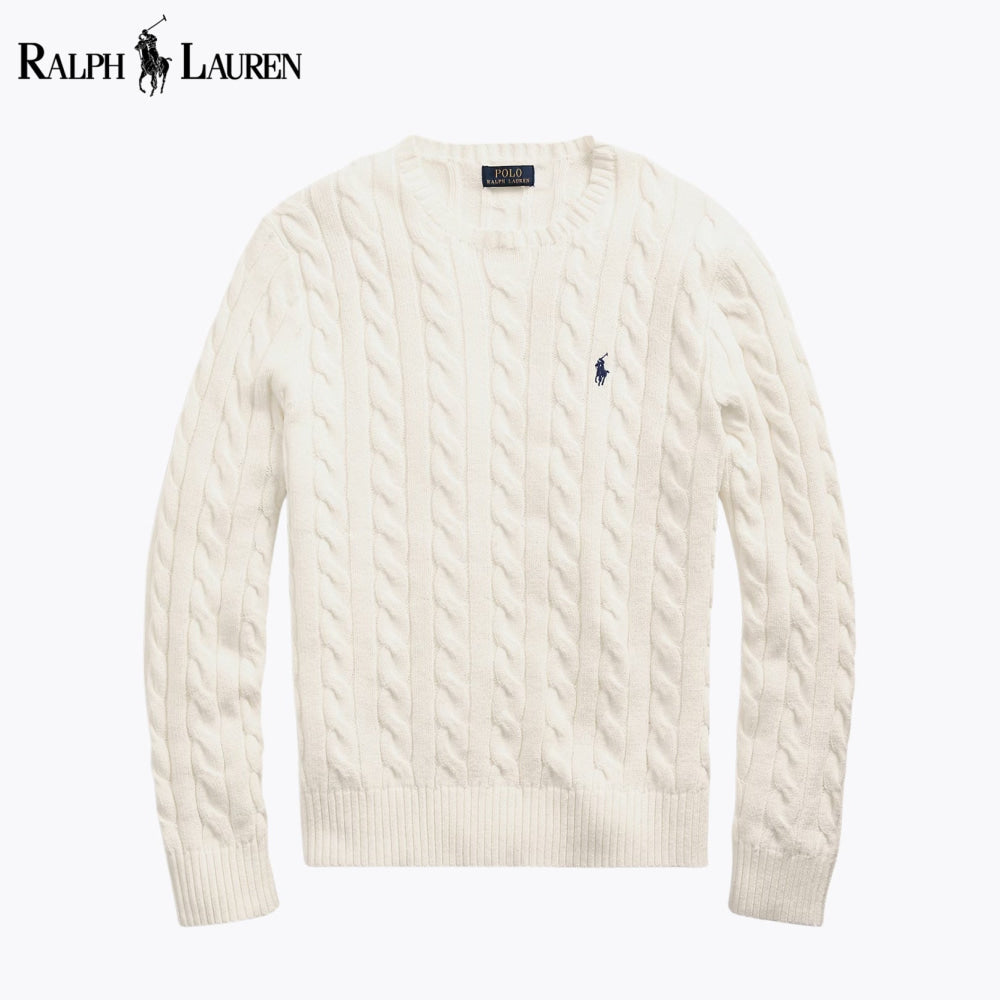 RL Cable-Knit Cotton Jumper – Buy 1, Get 1 Free Nikiam