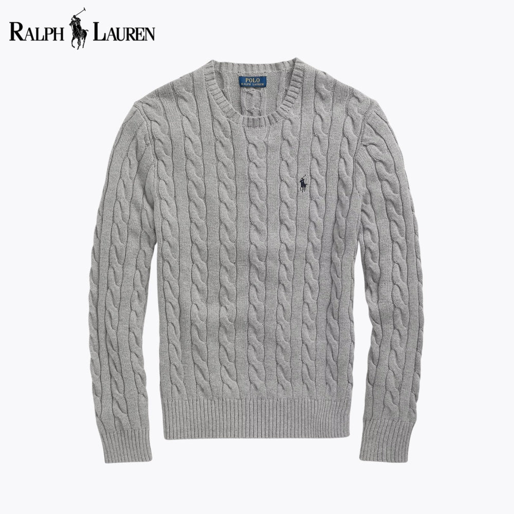 RL Cable-Knit Cotton Jumper – Buy 1, Get 1 Free Nikiam