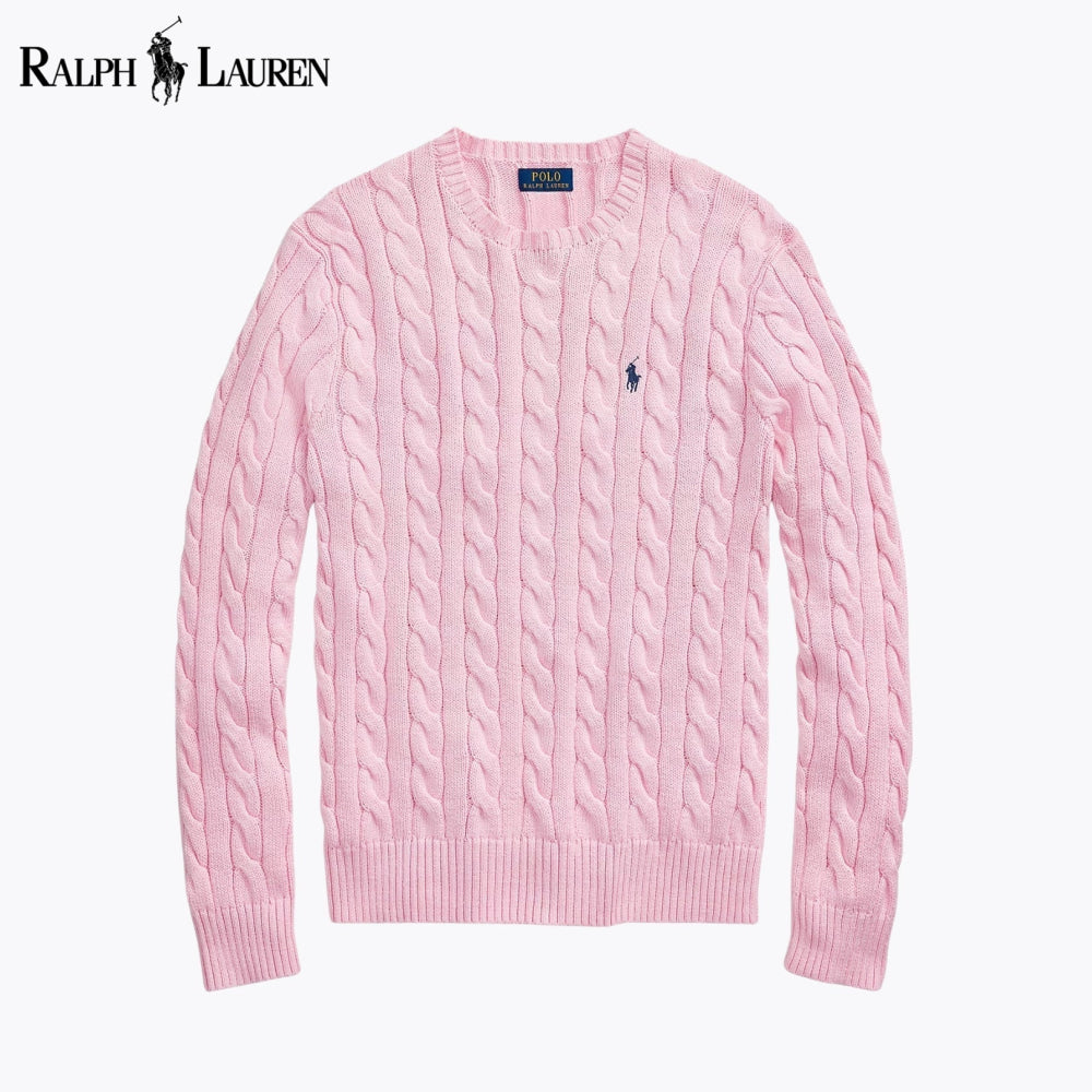 RL Cable-Knit Cotton Jumper – Buy 1, Get 1 Free Nikiam