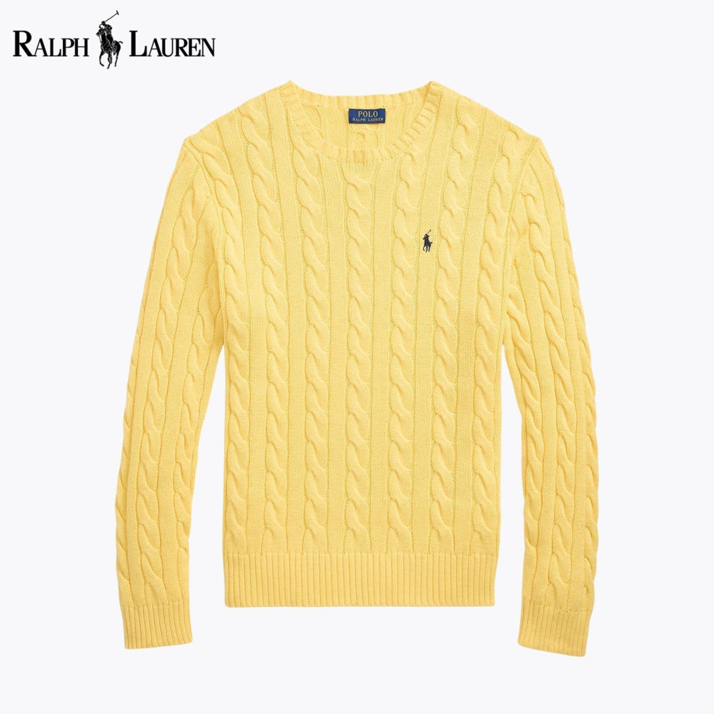 RL Cable-Knit Cotton Jumper – Buy 1, Get 1 Free Nikiam