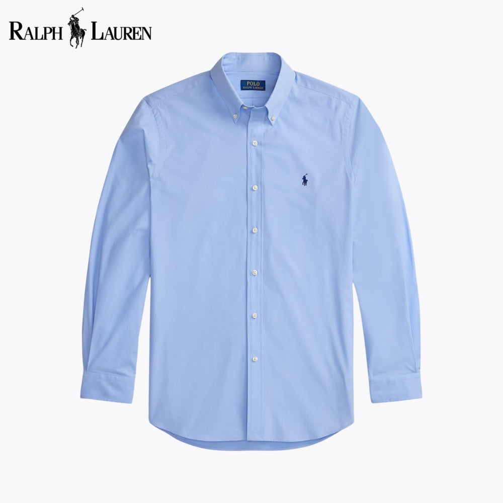 RL Classic Fit Stretch Poplin Shirt Nikiam