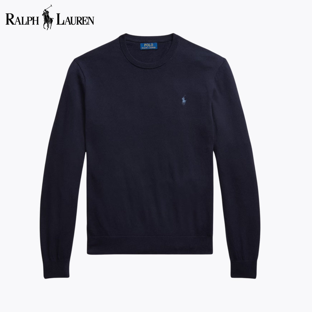 RL Cotton-Cashmere Crewneck Jumper Nikiam