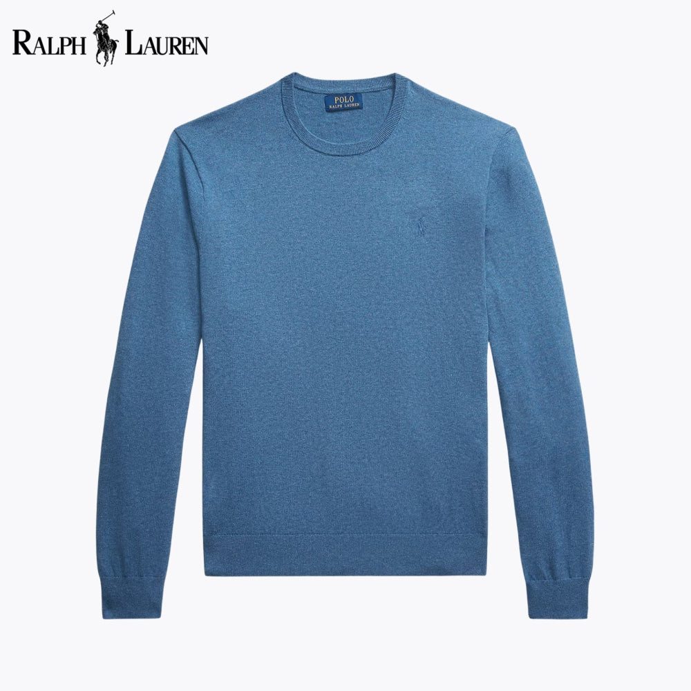 RL Cotton-Cashmere Crewneck Jumper Nikiam