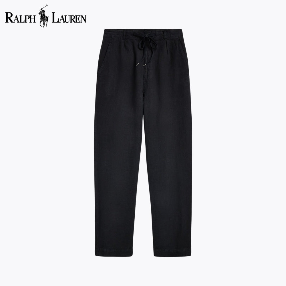 RL Lateef Relaxed Fit Pleated Linen Pant Nikiam