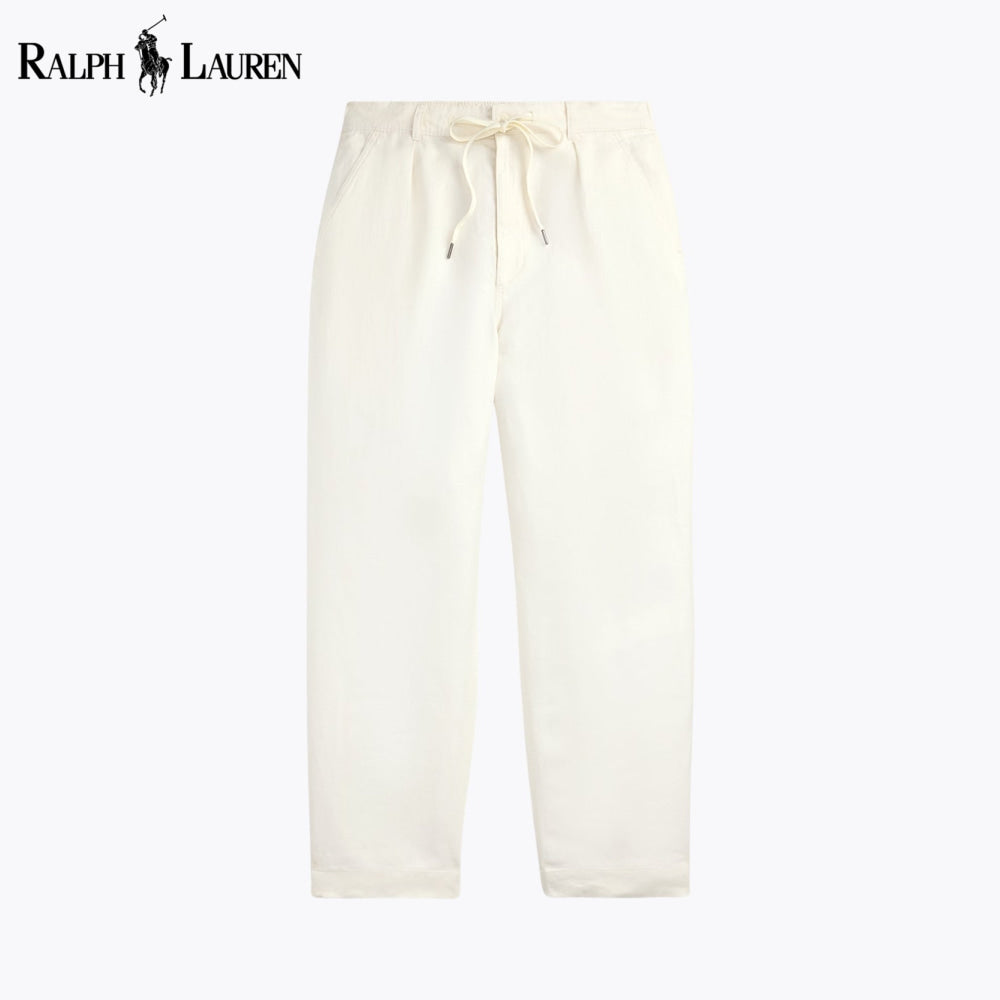 RL Lateef Relaxed Fit Pleated Linen Pant Nikiam