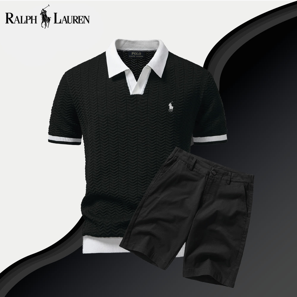 RL Old Money Polo Shirt + Shorts Set Nikiam