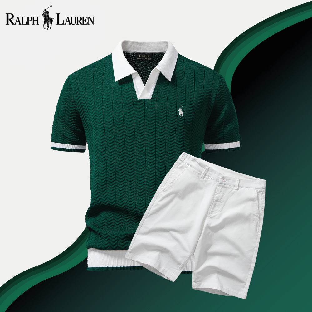 RL Old Money Polo Shirt + Shorts Set Nikiam