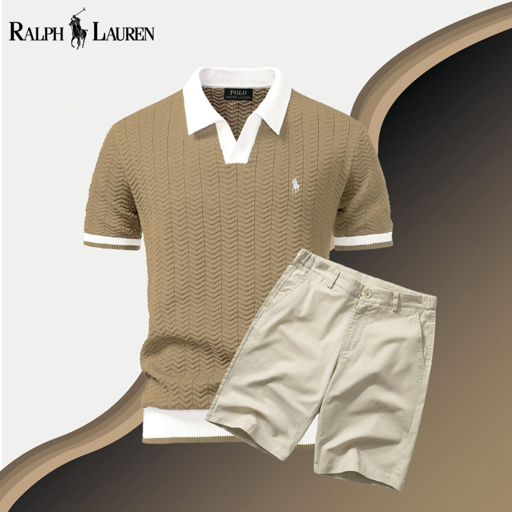 RL Old Money Polo Shirt + Shorts Set Nikiam