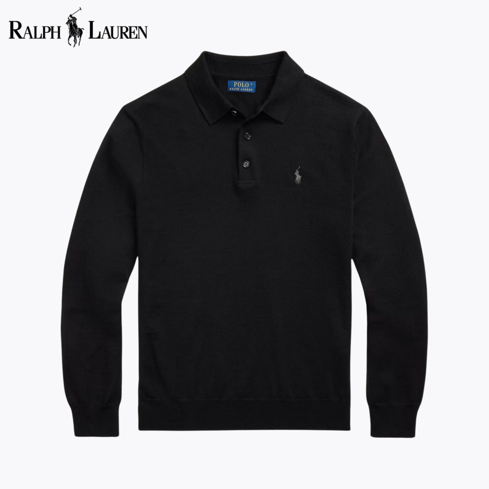 RL Wool Polo-Collar Jumper Nikiam