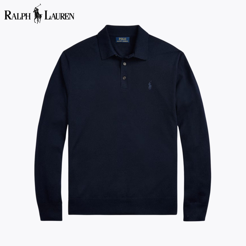RL Wool Polo-Collar Jumper Nikiam