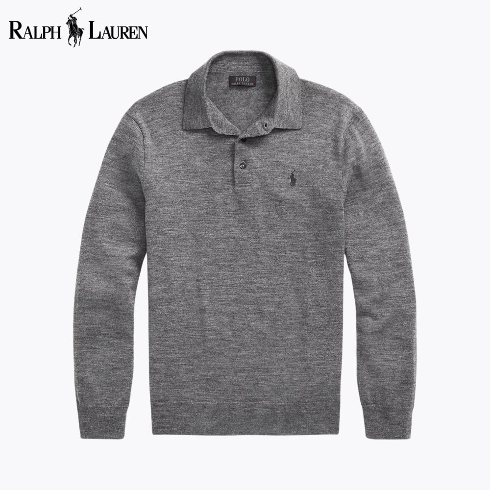 RL Wool Polo-Collar Jumper Nikiam