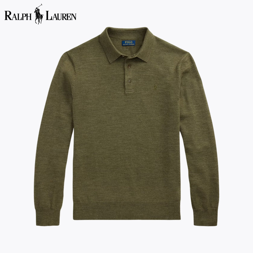 RL Wool Polo-Collar Jumper Nikiam