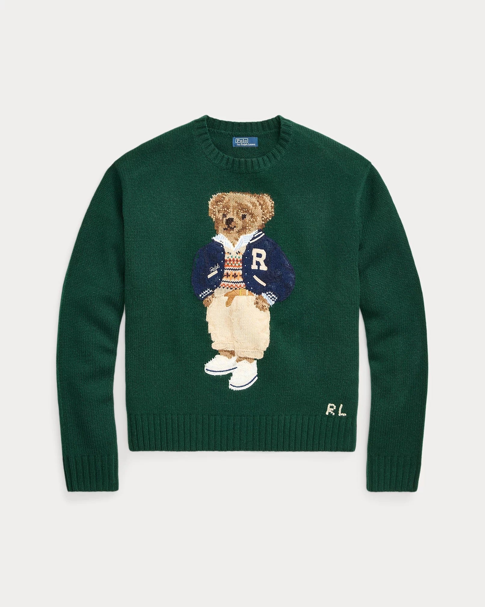 Ralph Lauren Sweater | Green Polo Bear Nikiam