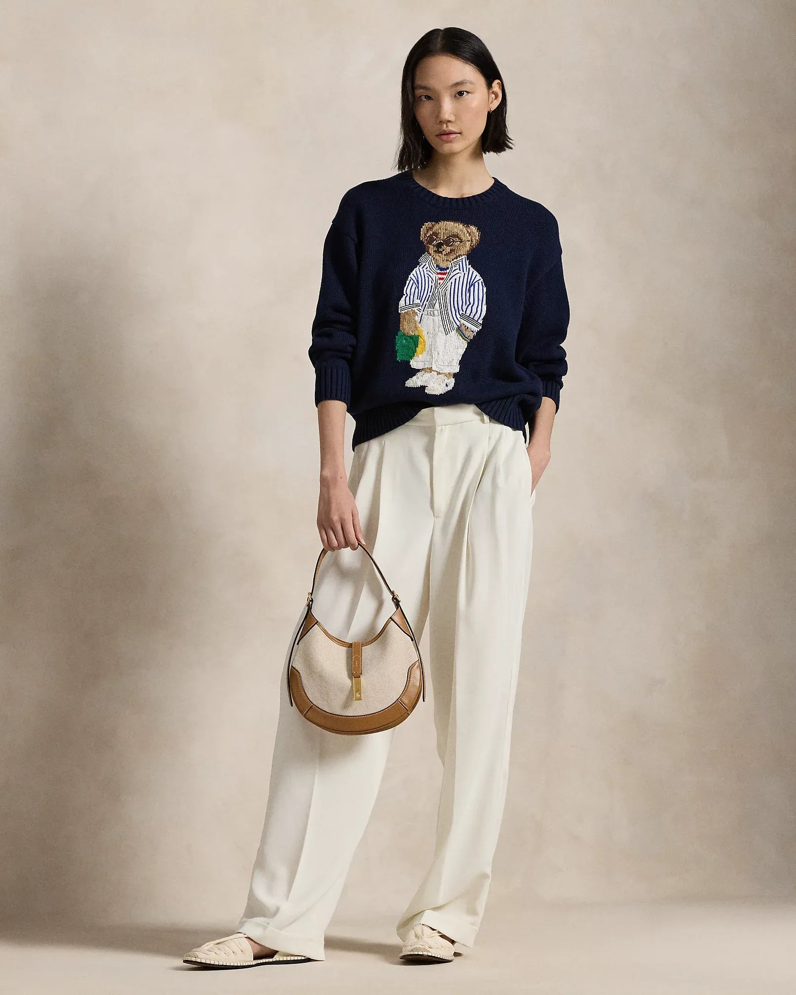 Ralph Lauren Sweater | Navy blue Polo Bear Nikiam