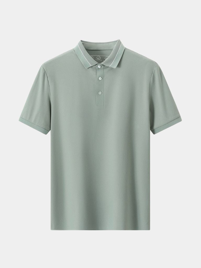 Steel Gray Polo – Cross & Crown