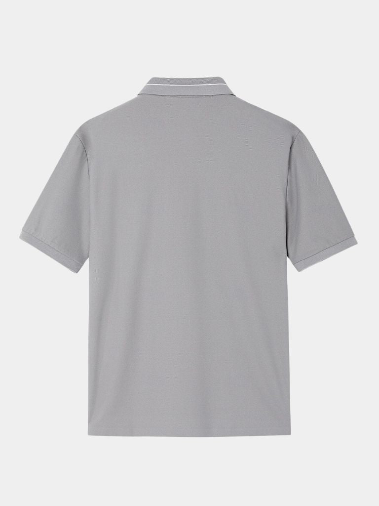 Steel Gray Polo – Cross & Crown
