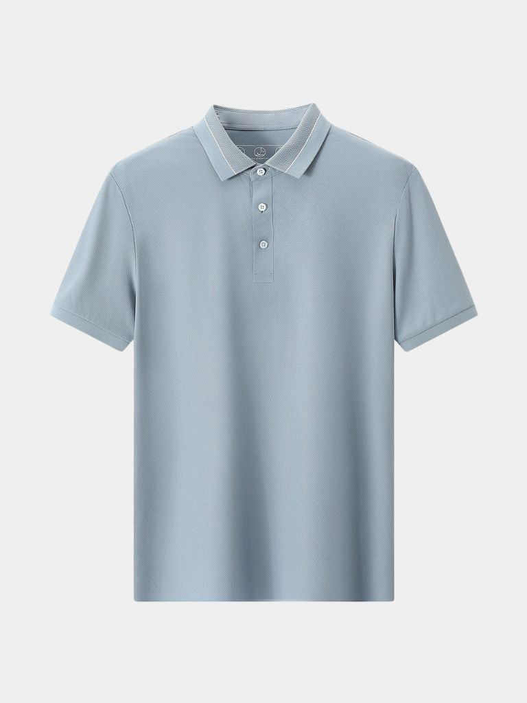 Steel Gray Polo – Cross & Crown