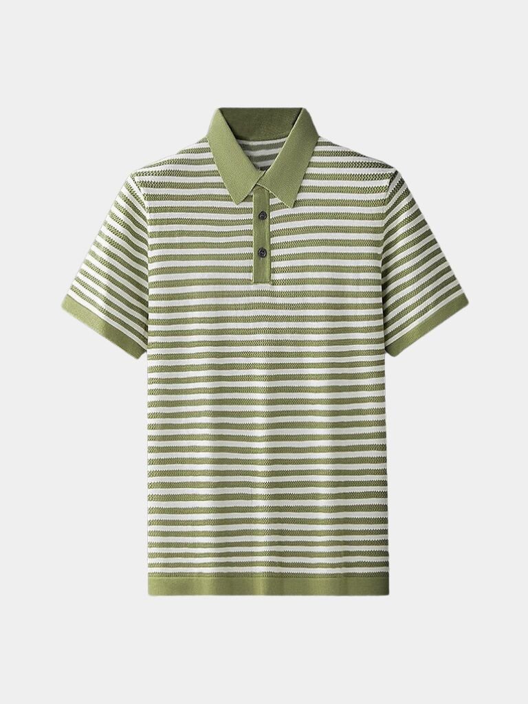 Stripe Class Polo - Cross & Crown