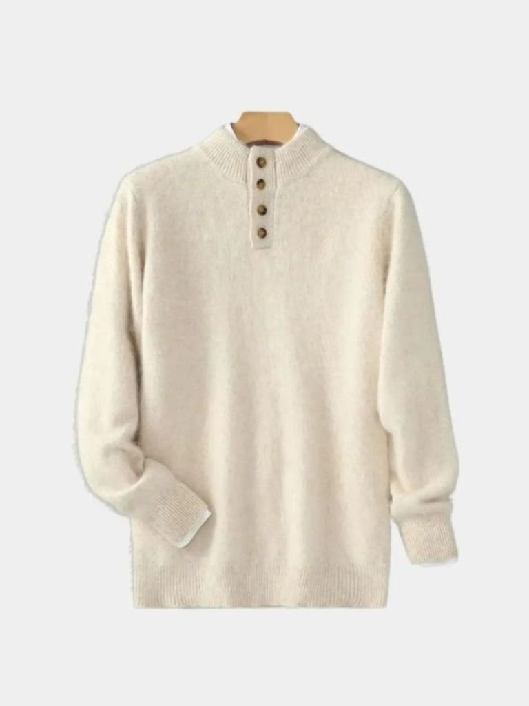 Timeless Luxe Cashmere Pullover - Nikiam